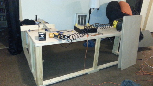 In case you were wondering what I was doing, I started building a new desk. Things got out of hand…