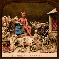 weirdlandtv:LES DIABLERIES. A series of stereoscopic photographs—stereoviews—depicting life in Hell, published in Paris in the 1860s.Brian May—that is Queen’s Brian May—published a large tome of his own collection, where I think all these images