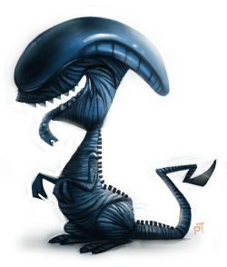 cryptid-creations:  Day 540. Sketch Dailies Challenge - Xenomorph by Cryptid-Creations 