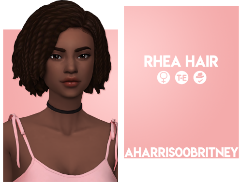 aharris00britney: Rhea HairThe baby hair I used for the preview can be found hereBGC Hat Compati