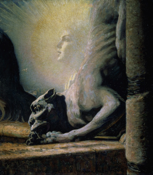 fleurdulys:  The Sphinx and the Chimera - Louis Welden Hawkins 1906 