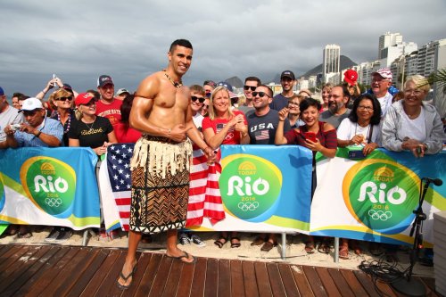 Pita Taufatofua32 yo, 6′3, 220 lbs