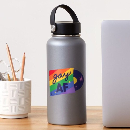 (via LGBT Gay Pride Parade 2022 - Gay AF Sticker by Rogue-Sloth) 