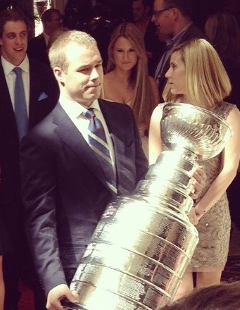 NHL Wives and Girlfriends — Nicole and Dustin Brown [Source]