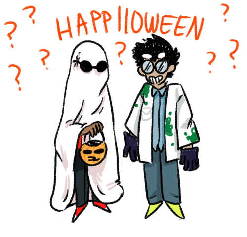 ghost-art:  @harveychan sorry a miss your birthday!m but hopefully this halloween johndave is okay! 