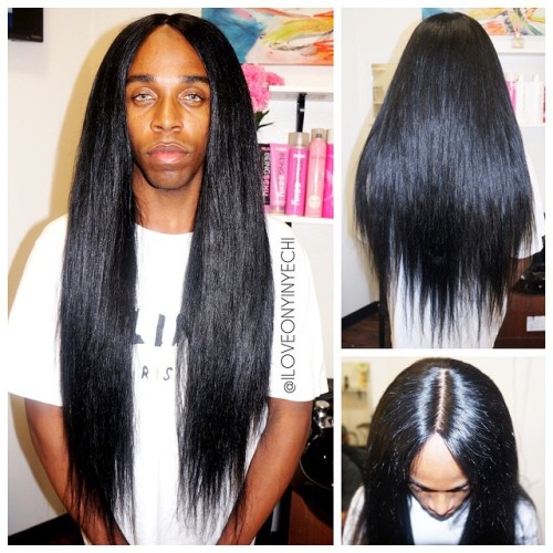 My client @queendaan – full weave with silk base closure + color.7 bundles of Brazilian wavy