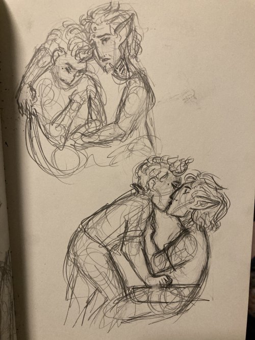 have ANOTHER fenris/dorian sketchdump because im in love with this dynamic (specifically post-da2, u