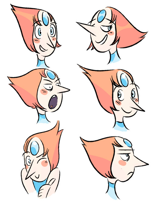 bargeist:  Work-break sketches from yesterday. Can’t stop drawing this qt. The