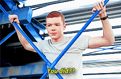 :  Ian + being surprised by Mickey’s behavior - aka Mickey trying to show he’s