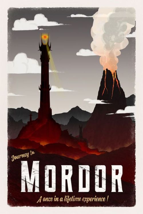 Lord of the Rings Travel Posters - Created by Don WildePrints available for sale at the artist’s Ets