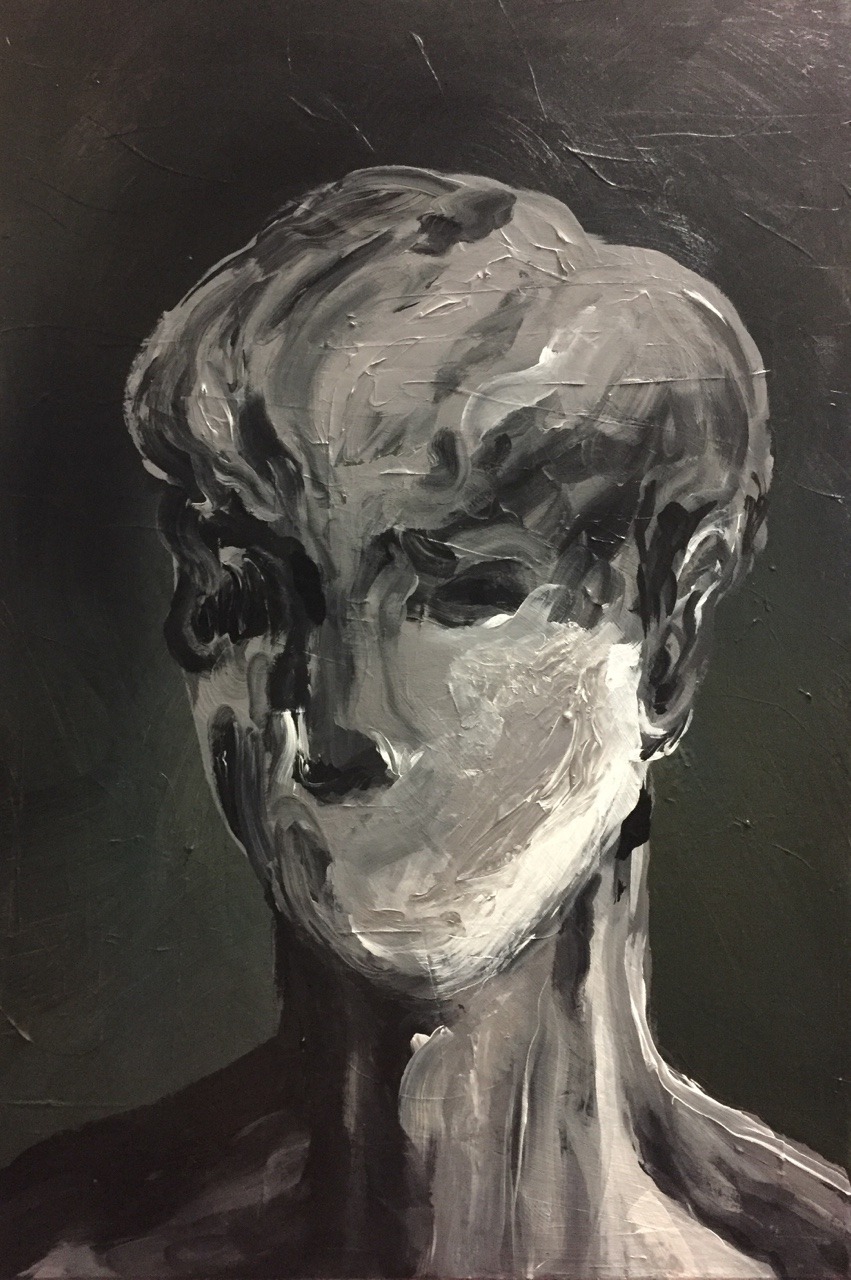 norrisyimart:Someone 201723 Acrylic on canvas 90x60cm