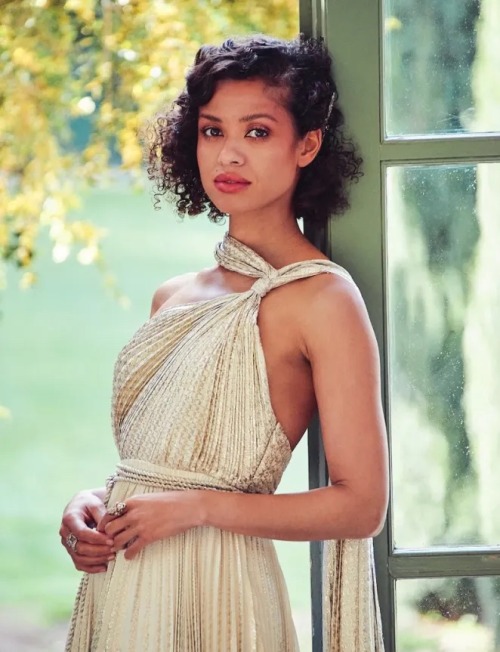 Gugu Mbatha Raw photographed by Victor Demarchelier for Tatler UK, February 2022 