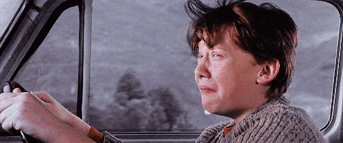 voldenope:  sexymarauders:  this looks like the beginning of a trailer for a bad road trip movie  can we all just acknowledge that for the first three movies rupert’s acting consisted entirely of just this face? 