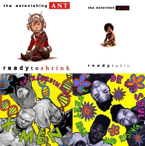 alternicobase:  Brilliant Hip Hop variant covers of Marvel Comics. 