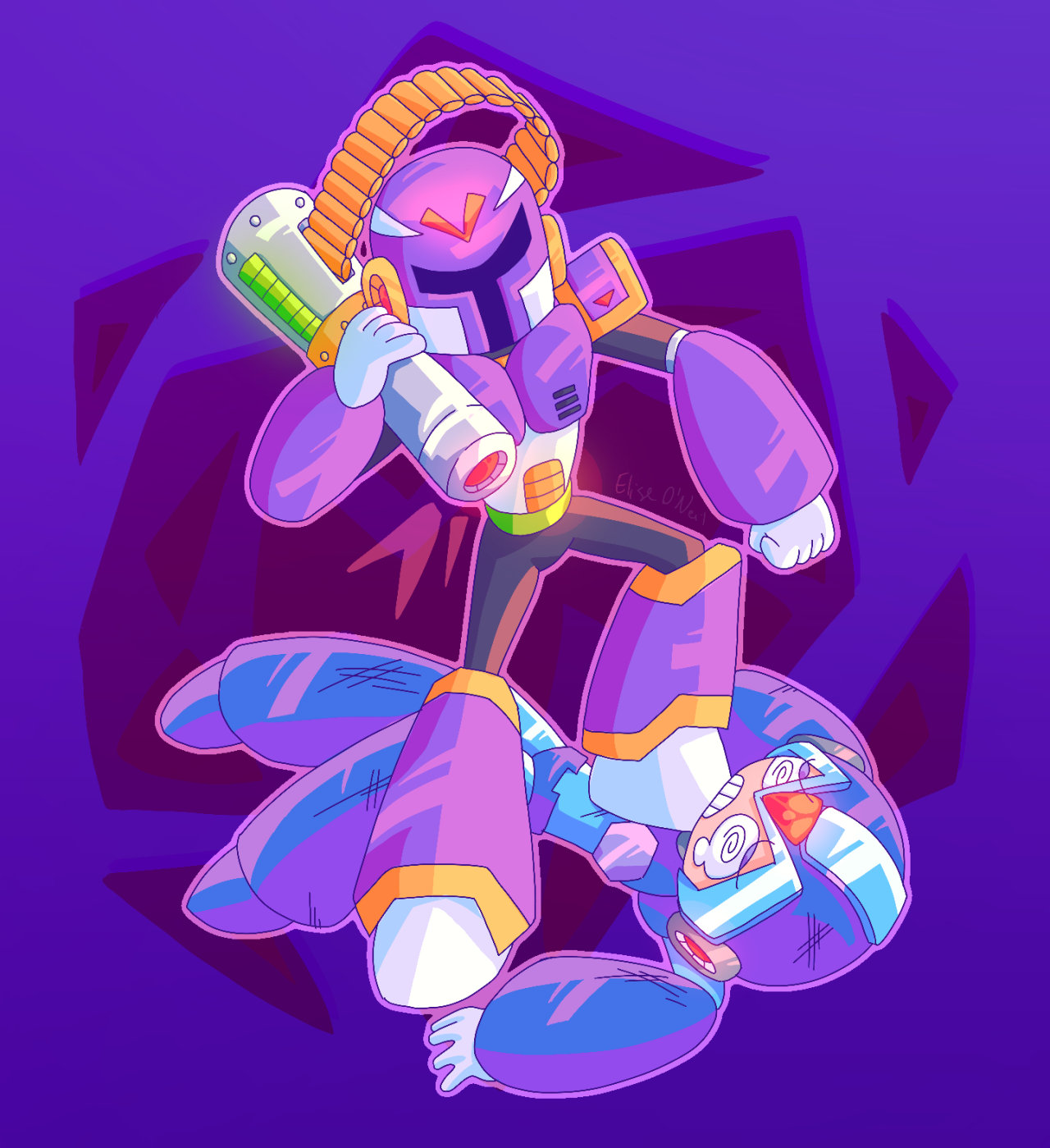 Galaxy Fantasy~☆ — havn’t drawn Krakenman.EXE in a while, decided to...