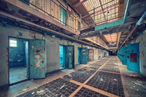 :  Abandoned prison. 