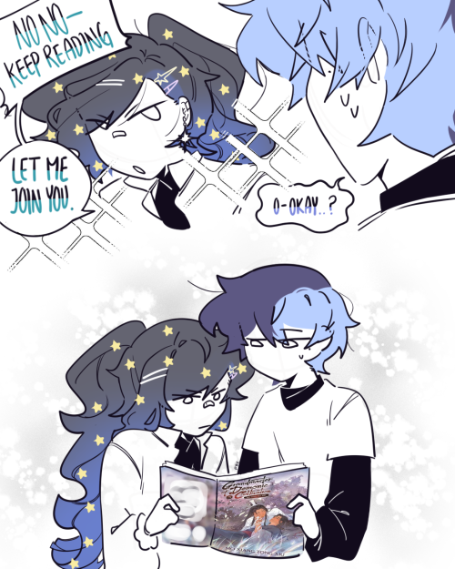 Kohane And Akito Liking Yuri Manga Is So Funny And Honestly I See It As Canon Now, But That Begs The