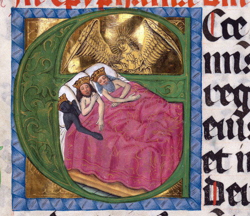 three kings in bed‘Salzburg Missal’, Regensburg ca. 1478-1489München, Bayerische Staatsb