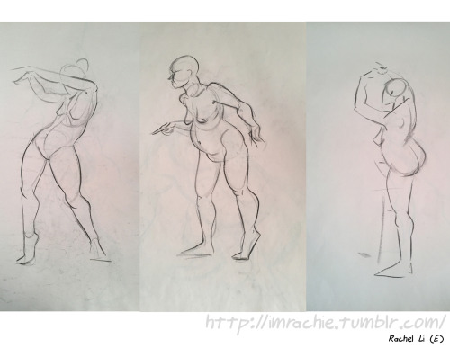Taking life drawing poses and making characters!!