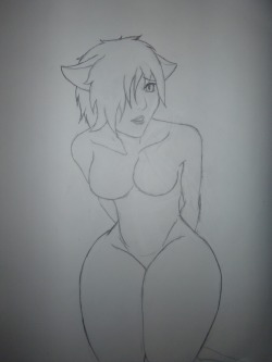 Artist: Well I decided to draw that catgirl