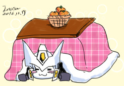 inasa-ttsmi:Drift is in a kotatsu.