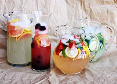 browngirl-interrupted:chieflifechangers:  Flavored Lemonades I absolutely LOVE lemonades and fresh fruit.  I went to this wonderful cafe, Ms. Dahlia’s Cafe, with one of my best friends in Brooklyn.  I had the best cucumber lemonade in life!  I immediately