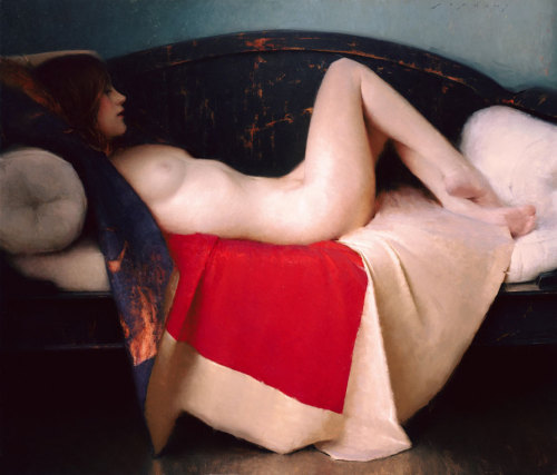 contemporaindufutur: Jeremy Lipking - Reclining nude