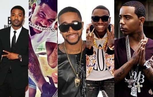 celebrixxxtiez:  Male Cast of Love and Hip Hop HollyWood:Ray J, Lil Fizz, Soulja