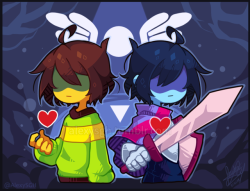 alexysgh:  DELTARUNE!I’ve enjoyed so much the first chapter of this game!  | More artworks |  