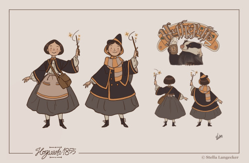 sl-draws:What I think the Hogwarts uniform for witches in training would have looked like in the 185