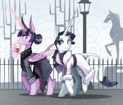 frogbians: sorry for the inactivity friends here are some fashionable unicorns 