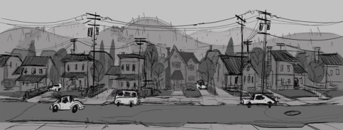 Some development work from a while ago for “Mr. Wallace’s House” for a Kraft commercial that slipped