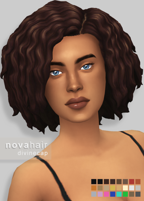 divinecap:  novahair updated* one of my previously released hairs, details below the cut. Keep readi