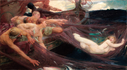 Herbert James Draper (1854-1920), ‘The Sea-Maiden’, 1894Source