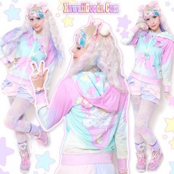 kawaiigoods:  alexapoletti:  Nyaaaan!~ look who is modeling @kawaiigoods super kawaii new jacket!!! This girl! 👍🙋👸✨💖 seriously, it’s just too cute! So obsessed ;u;  ;A;