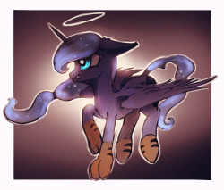 lunadoodle:  Quick little luna thingFierce