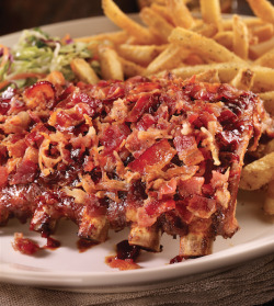 tgifridays:    Sing it with us: I want some bacon back, bacon back, bacon back ribs.  