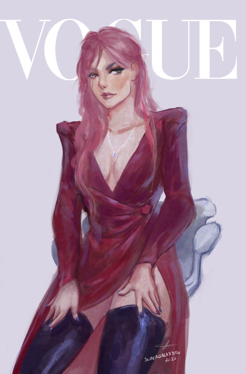 @javidraws recently started a challenge of redrawing a Vogue cover of Kylie Jenner with your ocs,so 