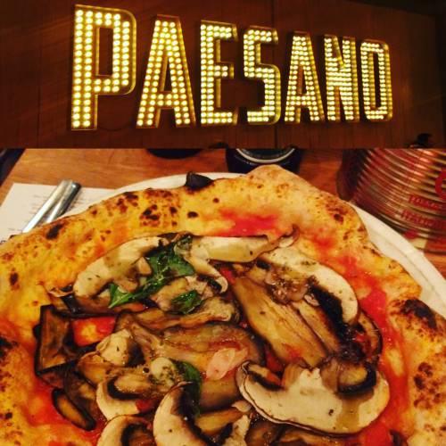 Better than Franco Manca? #paesano #pizza #veganglasgow