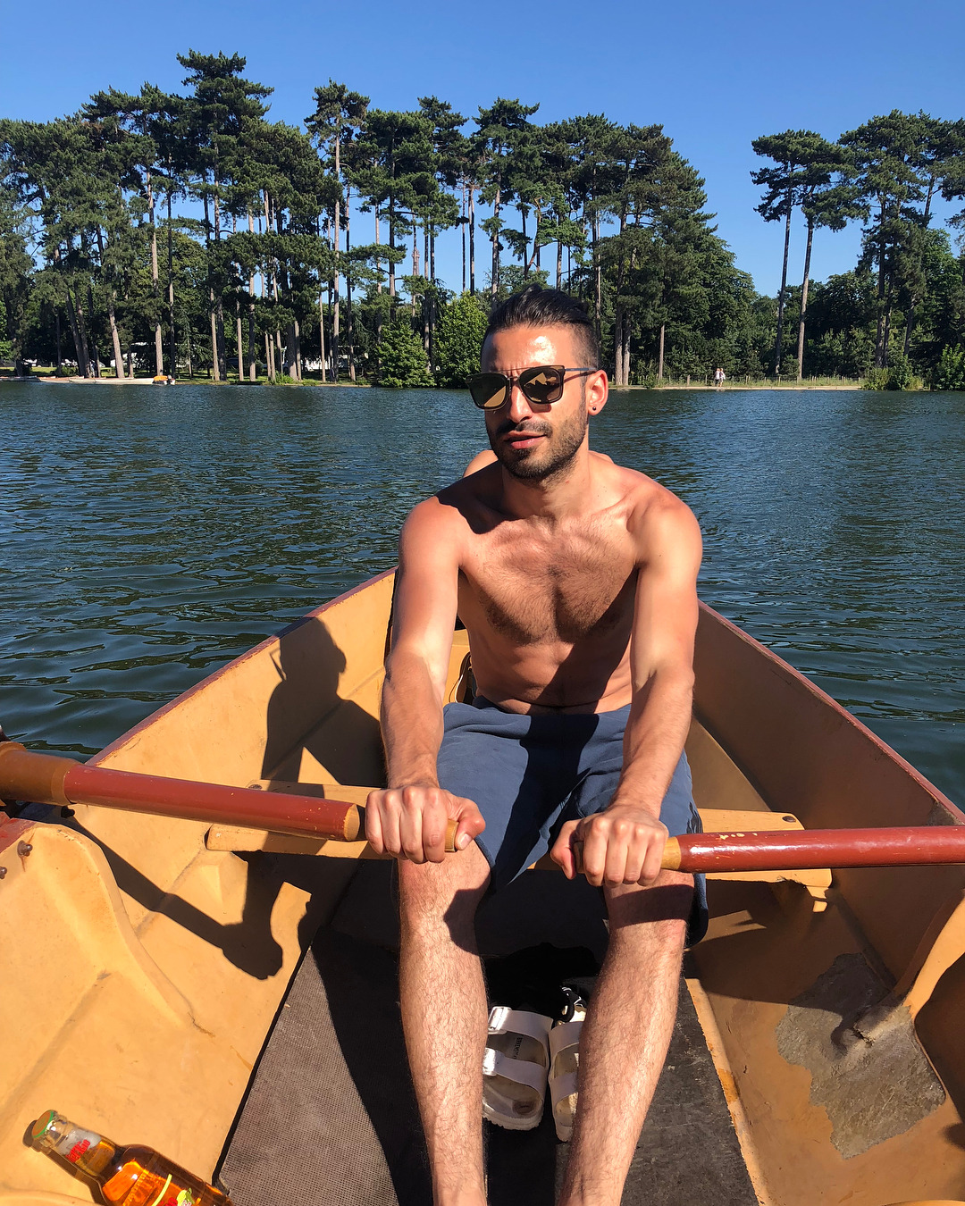 celebswhogetslepton: @jadehassoune: 💦🍃☀️🚣🏽‍♀️🌱🌺 #ParisJeTaime