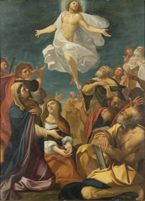 Ascension of Christ, Giacomo Cavedone, ca. 1640