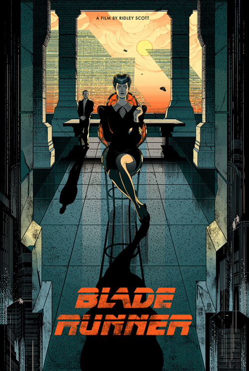 cinemagorgeous:Gorgeous tribute to Blade Runner by artist Victo Ngai.