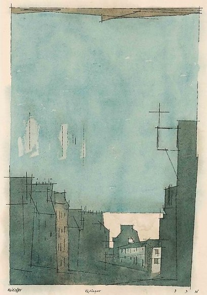 huariqueje:Quimper  -   Lyonel Feininger  1931American 1871-1956Watercolor, pen, and ink on paper 18