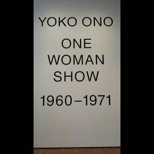 #yokoono #onewomanshow #exibit #moma (at MoMA The Museum of Modern Art)