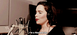 EMILIA CLARKE // Game of Thrones: The Musical for Red Nose Day (x)  C’mon, you laughed, you know you did!