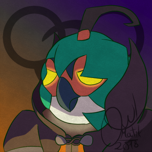 Decidueye is my favourite Pokemon and my halloween Icon this year! I based it off of Reaper’s 