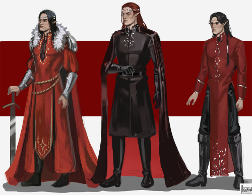 yen-yen-yen: Finally finished these feanorian concept sheets....