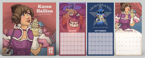  The 2019 calendar is available for pre-sale! This is full of some of my more recent work and includ