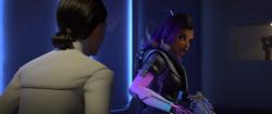 sombra when she’s stepping over a dead