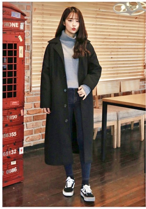 Long wool coat ~ Kdrama “Goblin” style~ http://www.yesstyle.com/en/info.html/pid.1056979664